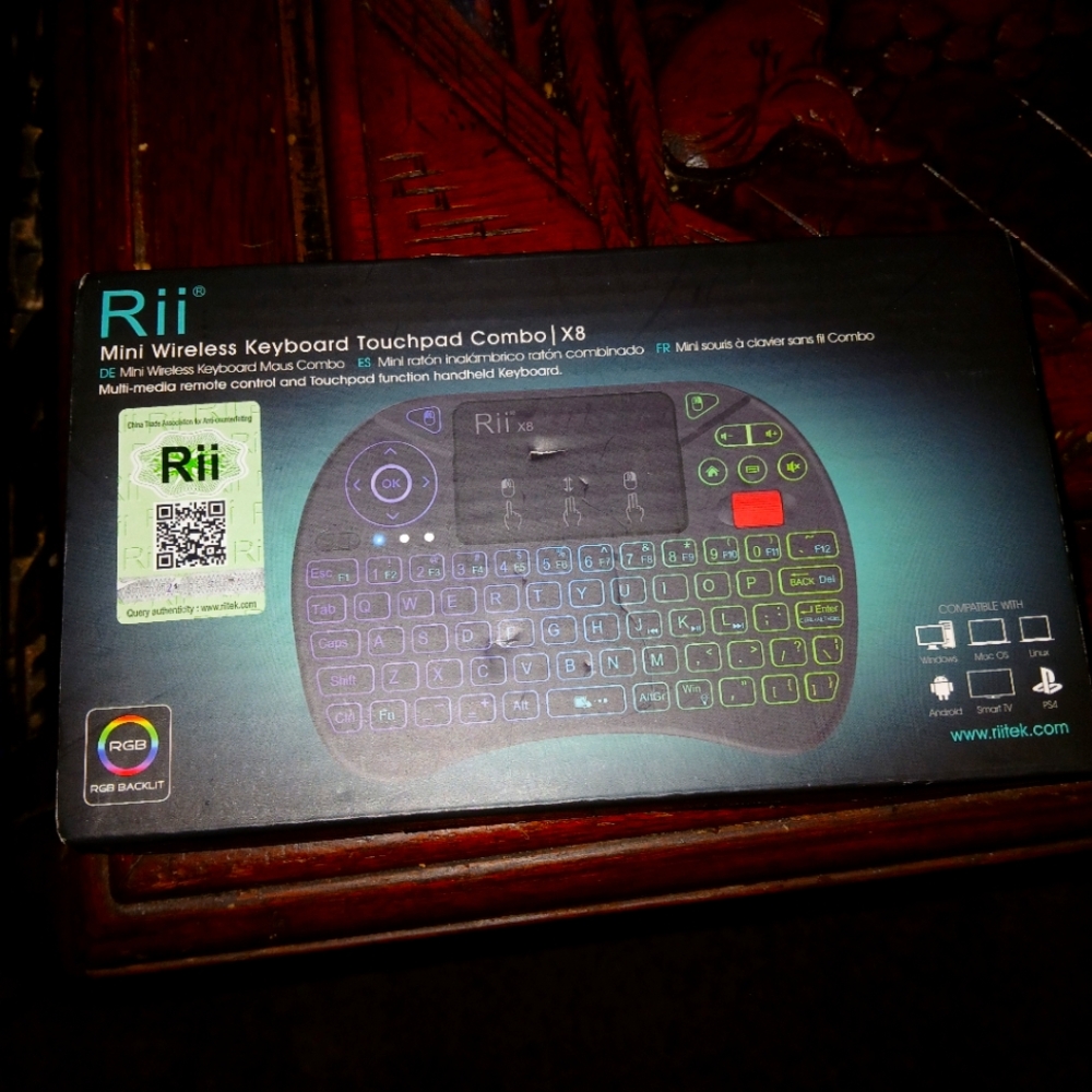 Rii Mini Wireless Keyboard Touchpad Combo X8Rii X8 Mini Keyboard,2.4GHz Portable